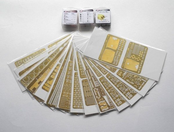 Flyhawk FH350075 WWII USN Battleship Missouri Super Detail Parts (for Tamiya 78018) 1/350