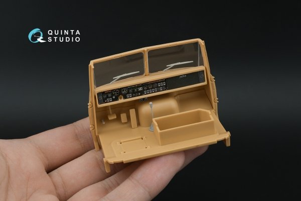 Quinta Studio QD+35161 KrAZ-6322 3D-Printed &amp; coloured Interior on decal paper (HobbyBoss) (with 3D-printed resin parts) 1/35