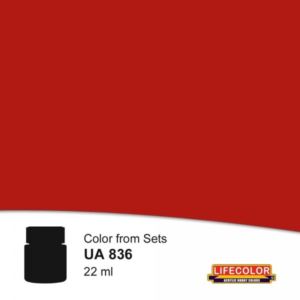 Lifecolor UA836 Rosso Fegato Chiaro 22ml