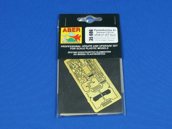 Aber 35086 2,8 cm sPzB41 (niemieckie dzialko) - zawiera elementy do Sd.Kfz.25/11 (DRA)(1:35)