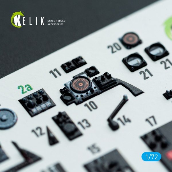 Kelik K72212 Gannet AS1/AS4 - interior 3D decals for Revell kit (1/72)