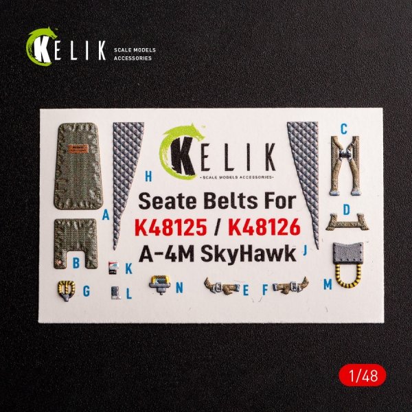 KELIK K48126 A-4M Early production- interior 3D decals for Magic Factory kit 1/48