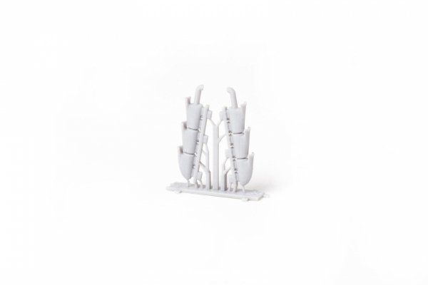 Eduard 672440 Spitfire Mk.V three-stacks exhaust fishtail PRINT for EDUARD 1/72