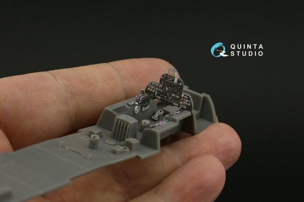 Quinta Studio QDS-48444 Fairey Gannet AS.1_AS.4 3D-Printed coloured Interior on decal paper (Airfix) (Small version) 1/48