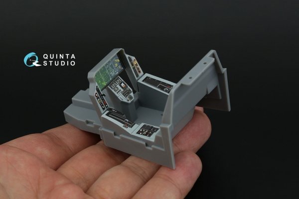 Quinta Studio QD32213 F-35B 3D-Printed &amp; coloured Interior on decal paper (Trumpeter) 1/32