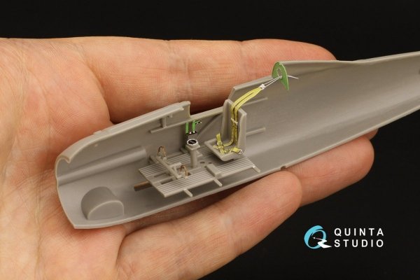 Quinta Studio QD48312 Gloster Gladiator MKII 3D-Printed &amp; coloured Interior on decal paper (Roden) 1/48