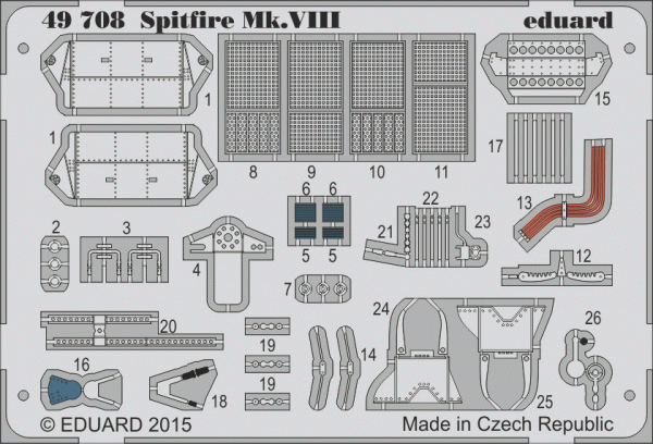 Eduard 49708 Spitfire Mk. VIII 1/48 EDUARD