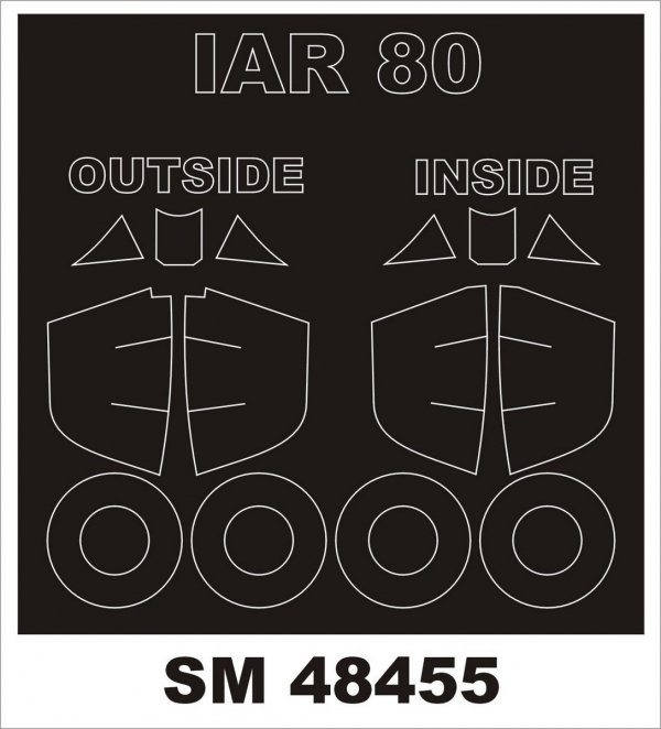 Montex SM48455 IAR-80 HOBBY BOSS 1/48