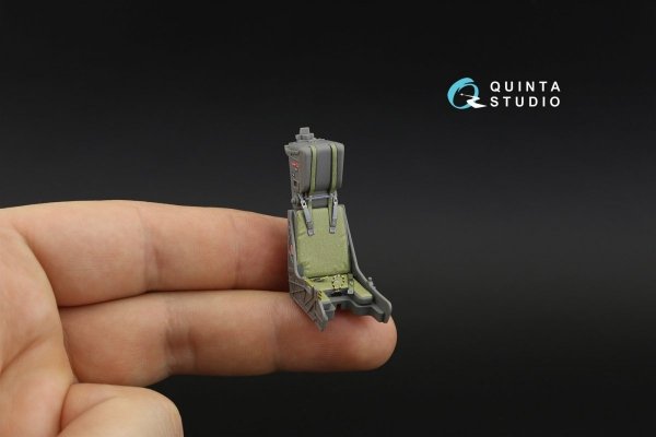 Quinta Studio QD32110 F/A-18A 3D-Printed &amp; coloured Interior on decal paper (Academy) 1/32