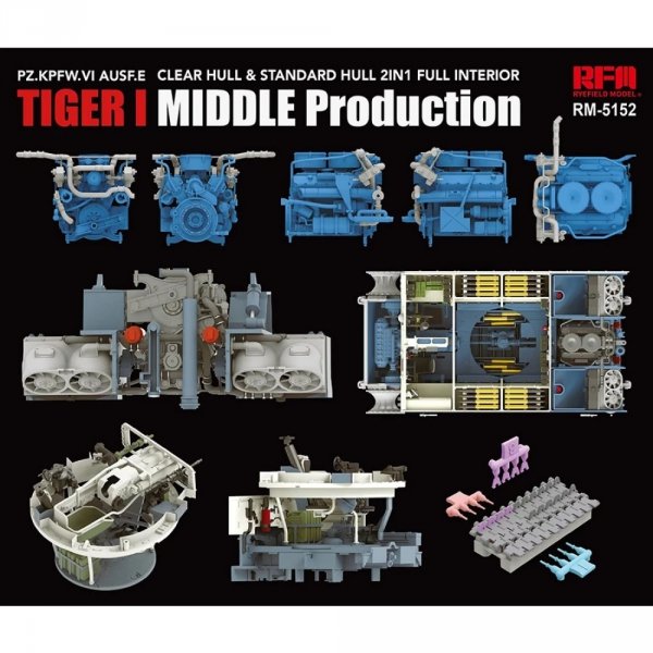 Rye Field Model 5152 Tiger I Mid-Production 1/35