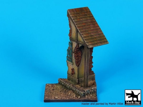 Black Dog D35112 House corner (Europe) base 1/35
