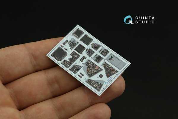 Quinta Studio QD32099 F-14B 3D-Printed &amp; coloured Interior on decal paper (Trumpeter) 1/32