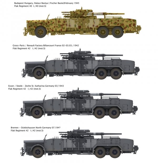 Das Werk DW35024 8,8 cm Flak on a 9t VOMAG 1/35