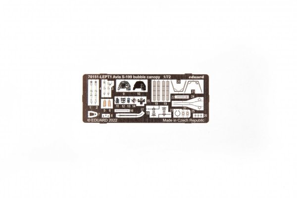 Eduard 70151 Avia S-199 bubble canopy 1/72