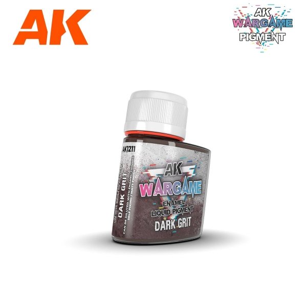 AK Interactive AK1211 DARK GRIT – ENAMEL LIQUID PIGMENT 35ml