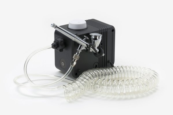 Tamiya 74563 SPRAY-WORK AIR COMPRESSOR ADV. W/Sparmax Airbrush Sx 0.3D