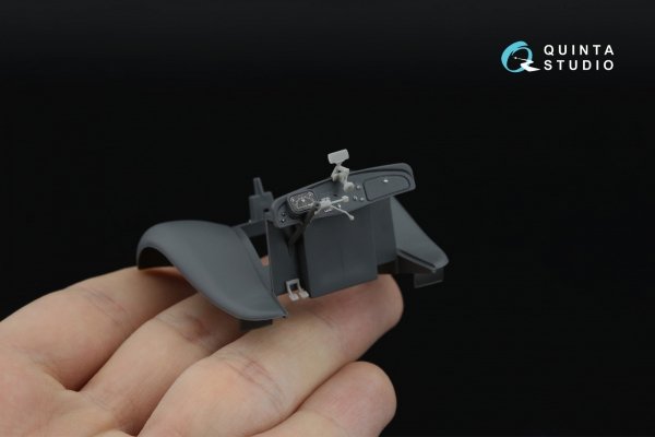 Quinta Studio QD+35171 Citroen 11CV 3D-Printed &amp; coloured Interior on decal paper (Tamiya) (with 3D-printed resin parts) 1/35