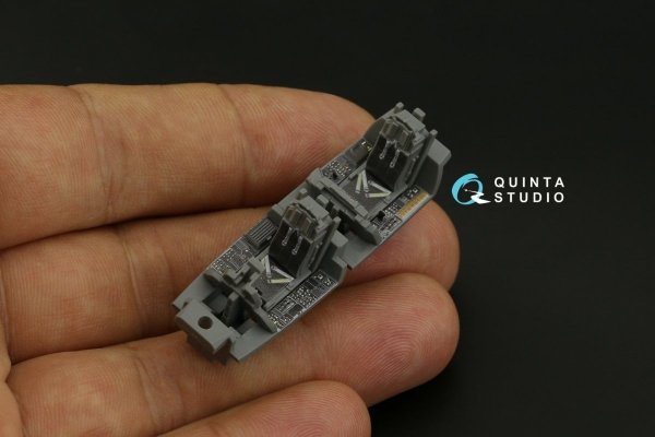 Quinta Studio QD72039 F-15E 3D-Printed &amp; coloured Interior on decal paper (Academy) 1/72