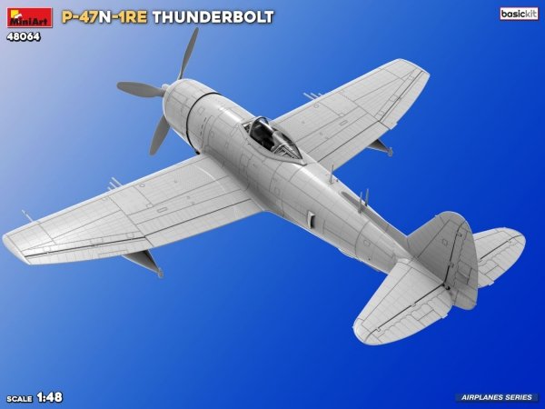 MiniArt 48064 P-47N-1RE THUNDERBOLT BASIC KIT 1/48