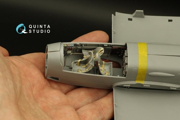 Quinta Studio QD48366 Ju 88A-4 3D-Printed &amp; coloured Interior on decal paper (ICM) 1/48