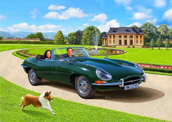 Revell 07687 Jaguar E-Type Roadster 1/24