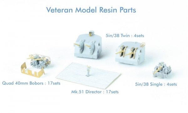 Pontos 35004F1 USS CV-10 Yorktown 1944 Detail Up Set (1:350)