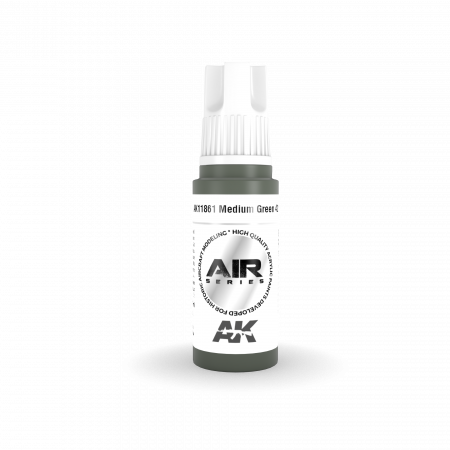 AK Interactive AK11861 MEDIUM GREEN 42 – AIR 17 ml