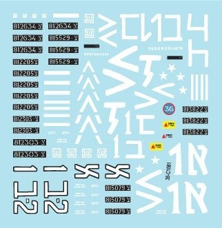 Star Decals 35-C1081 Reprint Israeli AFVs 5. M50 Super Sherman 1/35