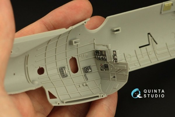 Quinta Studio QD48351 TBF-1C 3D-Printed &amp; coloured Interior on decal paper (Hobby Boss) 1/48