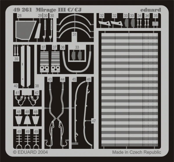 Eduard 49261 Mirage IIIC 1/48 EDUARD