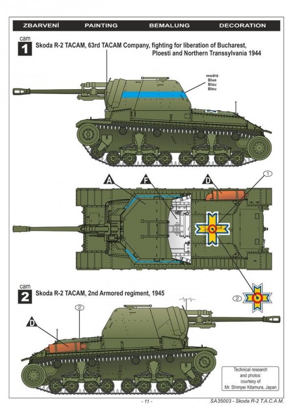 Special Armour 35003 R-2 TACAM 1/35