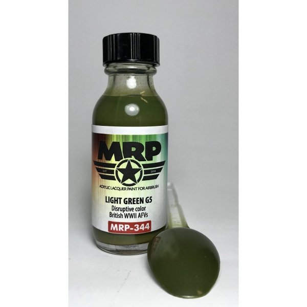 MR. Paint MRP-344 LIGHT GREEN G5 British WWII AFV 30ml