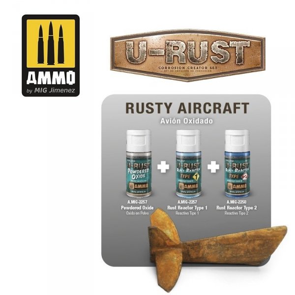 Ammo of Mig 2250 U-RUST POWDERED OXIDE (15ml)