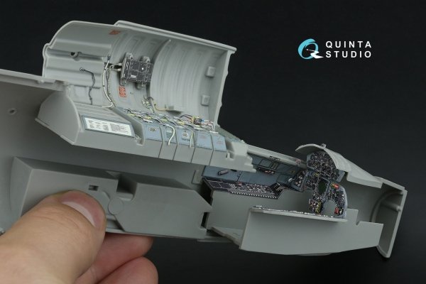 Quinta Studio QD32247 F-104C 3D-Printed &amp; coloured Interior on decal paper (Italeri) 1/32