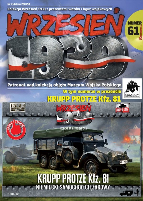 First to Fight PL061 Niemiecki samochód ciężarowy KRUPP PROTZE Kfz. 81. (1:72)