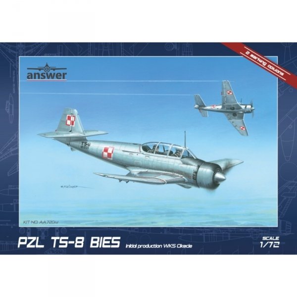 Answer AA72041 PZL TS-8 Bies Initial production WSK Okęcie 1/72