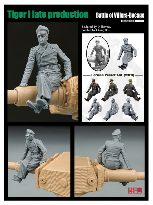 Rye Field Model 5101 Tiger I Late Production Battle of Villers-Bocage Limited Edition 1/35