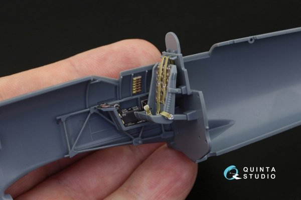 Quinta Studio QD48191 Tempest Mk.V 3D-Printed &amp; coloured Interior on decal paper (Eduard) 1/48