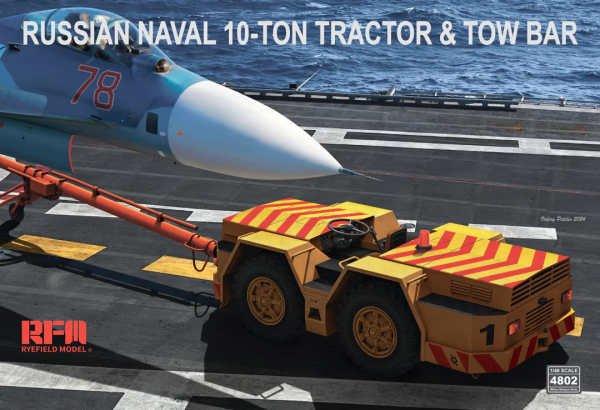 Rye Field Model 4802 Russian Naval 10-ton Tractor and Tow Bar 1/48