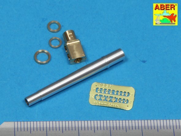 Aber 35L-127 Late barrel MK2 with muzzle brake to British 25 pdr (1:35)	