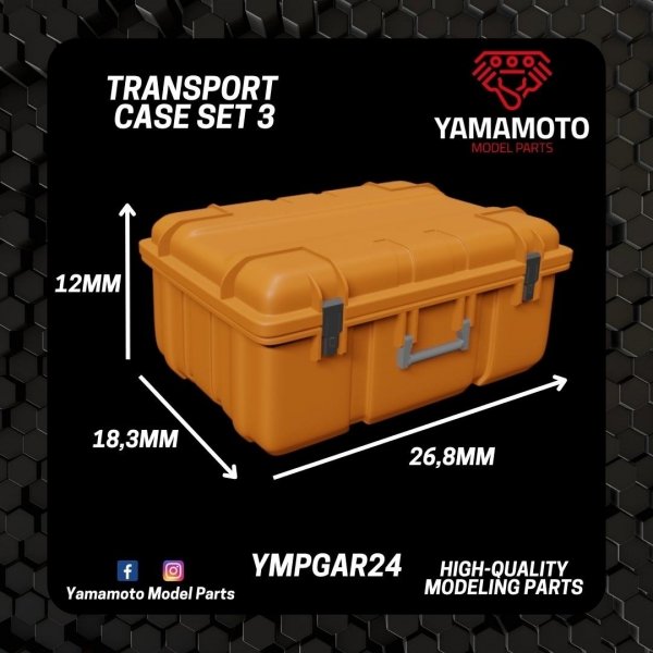 Yamamoto YMPGAR24 Transport Case Set 3 - Type C 1/24