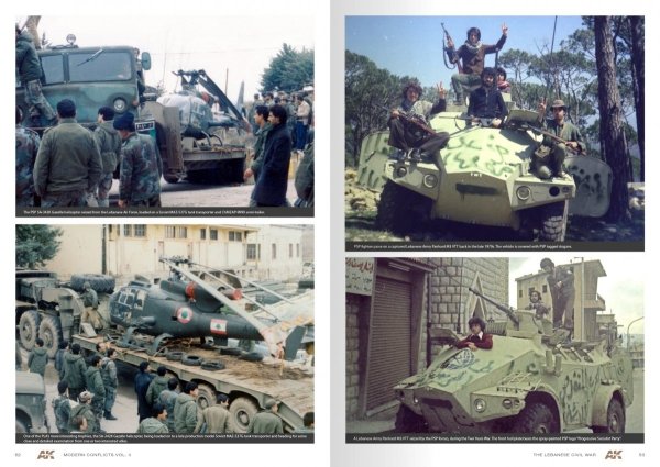 AK Interactive AK285 WARS IN LEBANON VOL. 2 – MODERN CONFLICTS PROFILE GUIDE VOL. II