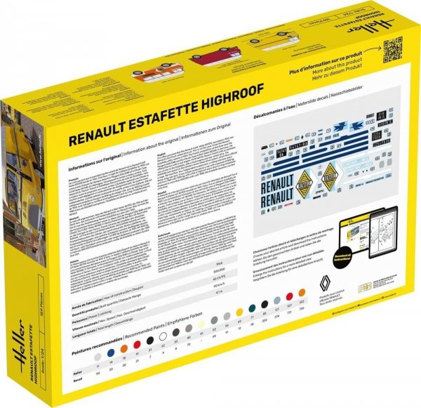 Heller 80740 Renault Estafette Highroof 1/24