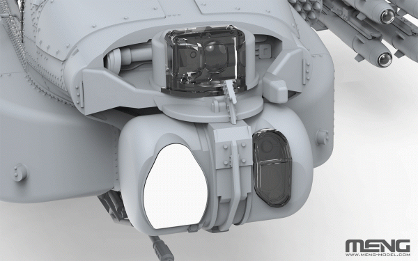 Meng Model QS-004 Boeing AH-64D Apache Longbow Heavy Attack Helicopter 1/35