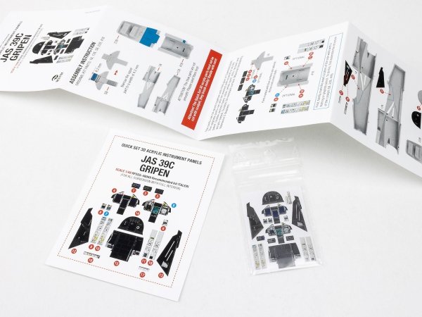 Red Fox Studio QS-48089 JAS 39C Gripen Italeri 1/48