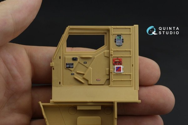 Quinta Studio QD35026 Ural 63095 TYPHOON-U 3D-Printed &amp; coloured Interior on decal paper (for RPG-model kit) 1/35