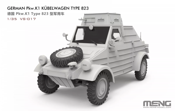 Meng Model Meng VS-017 German Pkw. K1 Kubelwagen Type -823 1/35