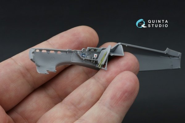 Quinta Studio QD72203 Yak-1 3D-Printed &amp; coloured Interior on decal paper (Zvezda) 1/72