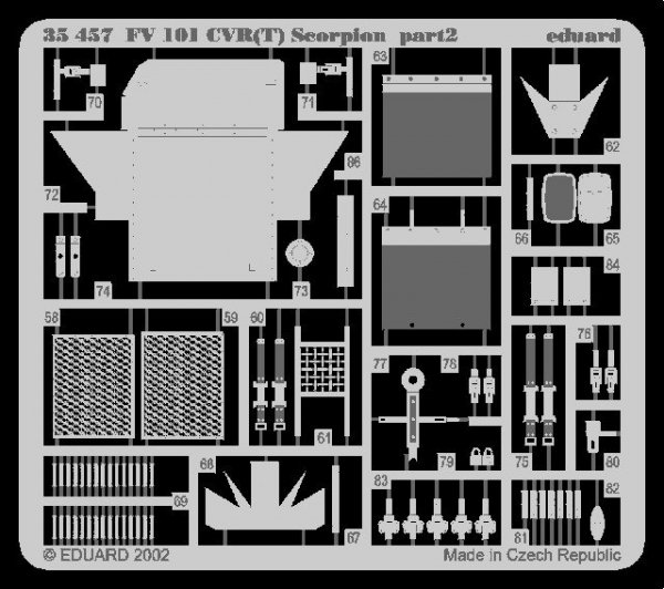 Eduard 35457 FV 101 CVR (T) Scorpion 1/35 AFV Club