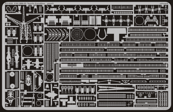Eduard 53018 USS BB-55 North Carolina 1/350 Trumpeter